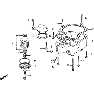 OIL PAN + OIL FILTER