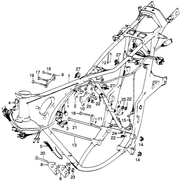 FRAME + WIRE HARNESS