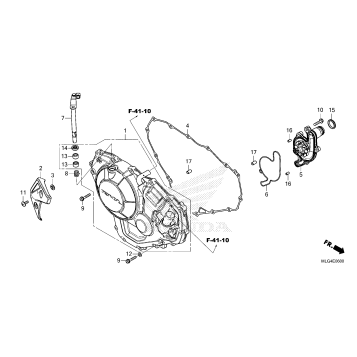 RIGHT CRANKCASE COVER    (1)