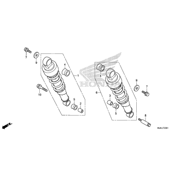 REAR SHOCK ABSORBER (2)