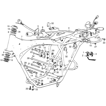FRAME + WIRE HARNESS