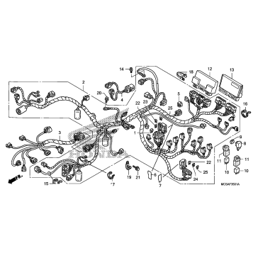 WIRE HARNESS (ST1300A)