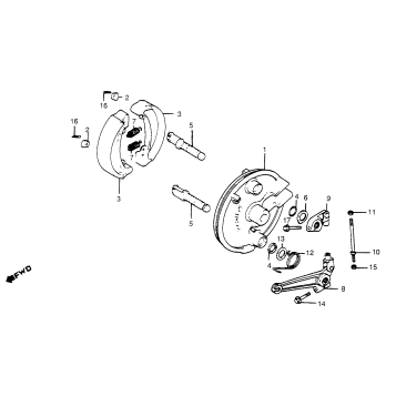 FRONT BRAKE PANEL 82