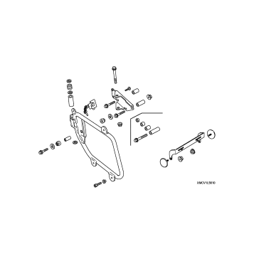 SADDLEBAG MOUNTING BRACKETS