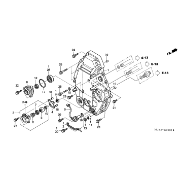 REAR CRANKCASE COVER
