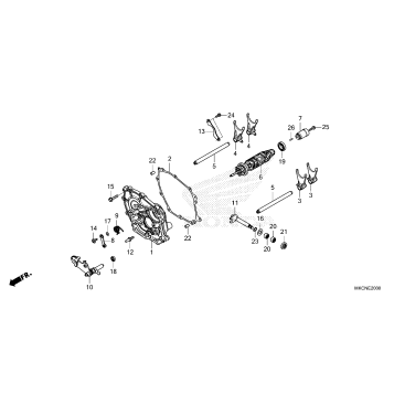 SHIFT DRUM@SHIFT FORK