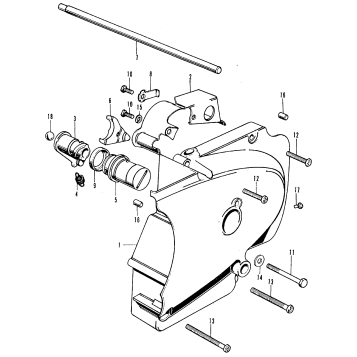LEFT CRANKCASE COVER