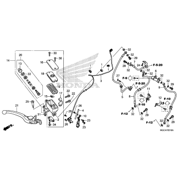 FRONT BRAKE MASTER       CYLINDER (2)