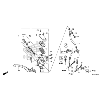 FRONT BRAKE MASTER       CYLINDER (1)