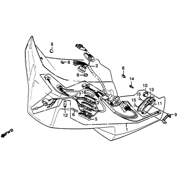 GL650I FAIRING WIRE HARNESS