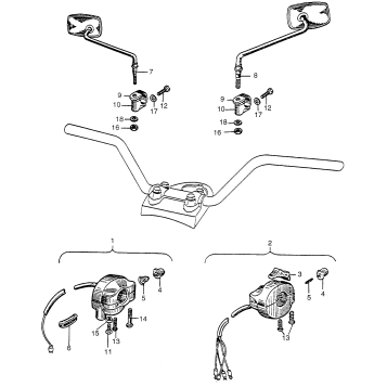 TURN SIGNAL SWITCH + HORN SWITCH (2)