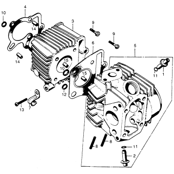 CYLINDER + CYLINDER HEAD