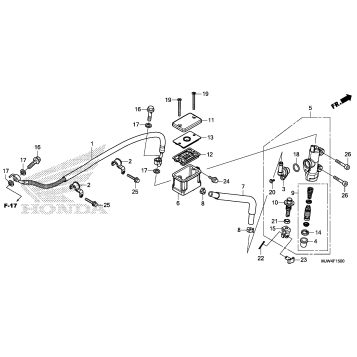 REAR BRAKE MASTER        CYLINDER (1)