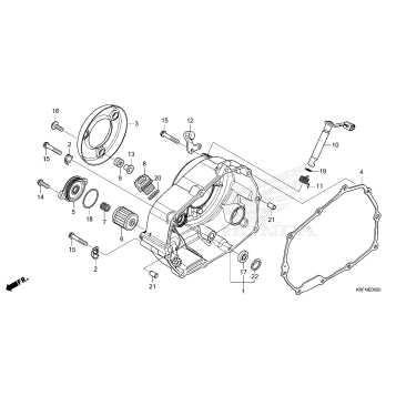 RIGHT CRANKCASE COVER
