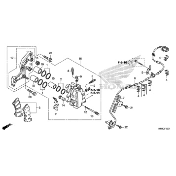 FRONT BRAKE CALIPER (2)