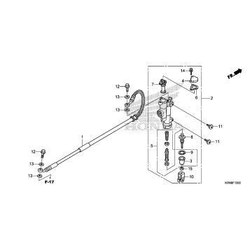 REAR BRAKE MASTER        CYLINDER