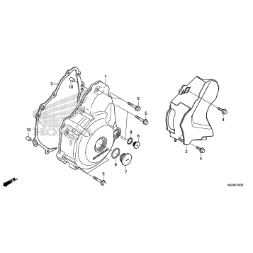 LEFT CRANKCASE COVER