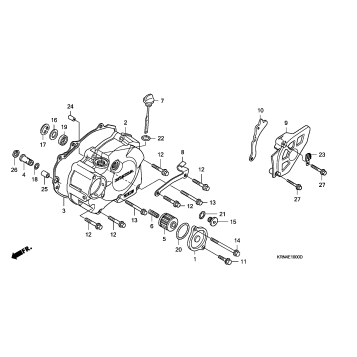 LEFT CRANKCASE COVER