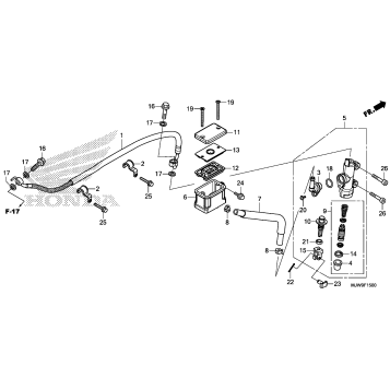 REAR BRAKE MASTER        CYLINDER (1)