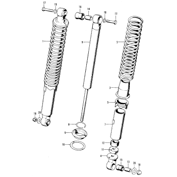 REAR SHOCK ABSORBER K0-K1