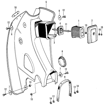 FRONT COVER + AIR CLEANER