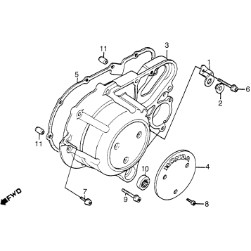 LEFT CRANKCASE COVER
