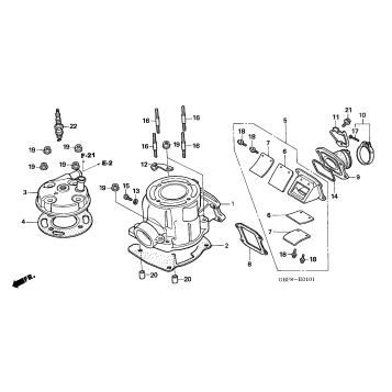 CYLINDER HEAD ('05-'06)