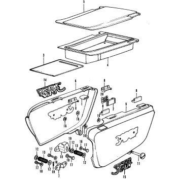SIDE COVER + TOOL TRAY