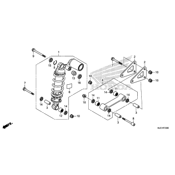 REAR SHOCK ABSORBER (1)