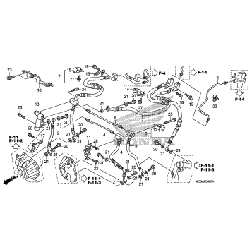 FRONT BRAKE HOSE (ST1300)