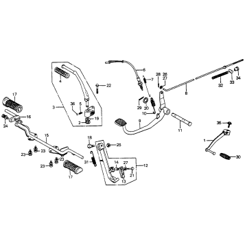 PEDAL + KICK ARM + STAND 79