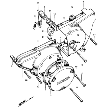 LEFT CRANKCASE COVER