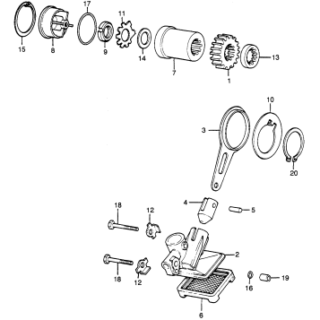 OIL FILTER + OIL PUMP