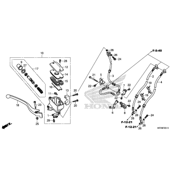 FRONT BRAKE MASTER       CYLINDER (2)