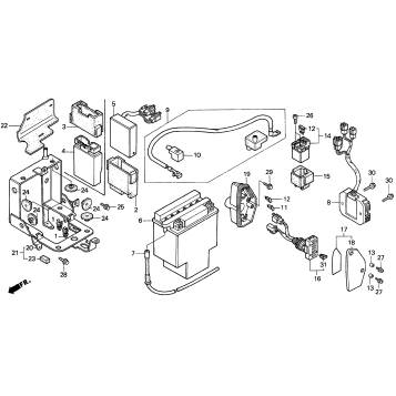 1100C/C2BATTERY 95-97