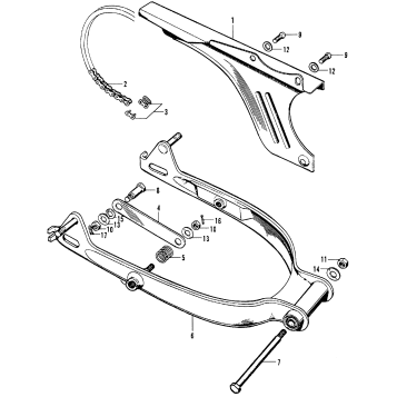 CHAIN CASE + SWINGARM