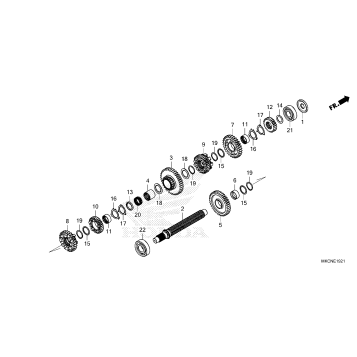 TRANSMISSION             (COUNTERSHAFT) (DCT)