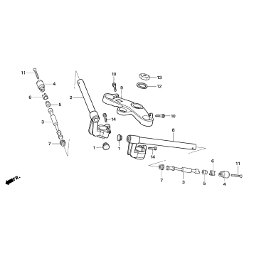HANDLEBAR + TOP BRIDGE