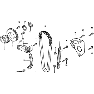 CAM CHAIN + TENSIONER