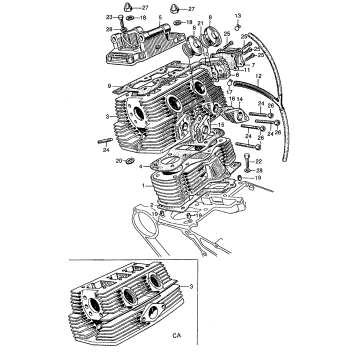 CYLINDER + CYLINDER HEAD