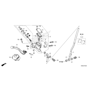 FRONT BRAKE MASTER       CYLINDER