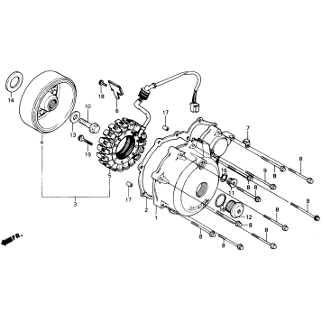 LEFT CRANKCASE COVER