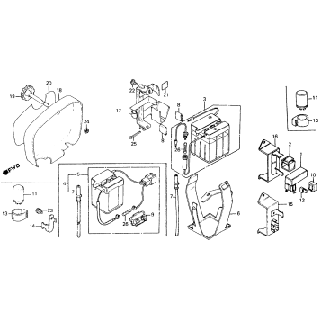 BATTERY BOX + BATTERY