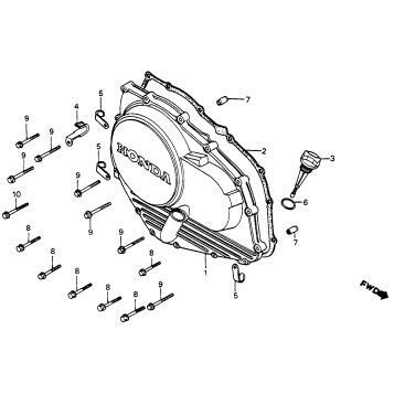 RIGHT CRANKCASE COVER