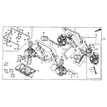CARBURETOR ASSY. + CARBURETOR LINK