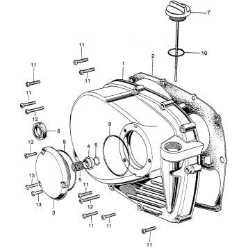 RIGHT CRANKCASE COVER