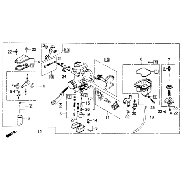 CARBURETOR 82-83