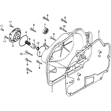 RIGHT CRANKCASE COVER
