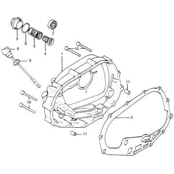 RIGHT CRANKCASE COVER