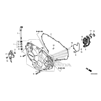 RIGHT CRANKCASE COVER    (1)